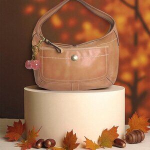 Vintage Coach Ergo Satchel shoulder Bag in british tan